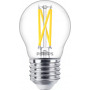 Philips LED Classic WarmGlow P45 transparente regulável E27 2,3W 250lm 2200-2700K