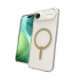 Capa ZAGG Milan Snap para iPhone 13 Pro Max - dourado com glitter