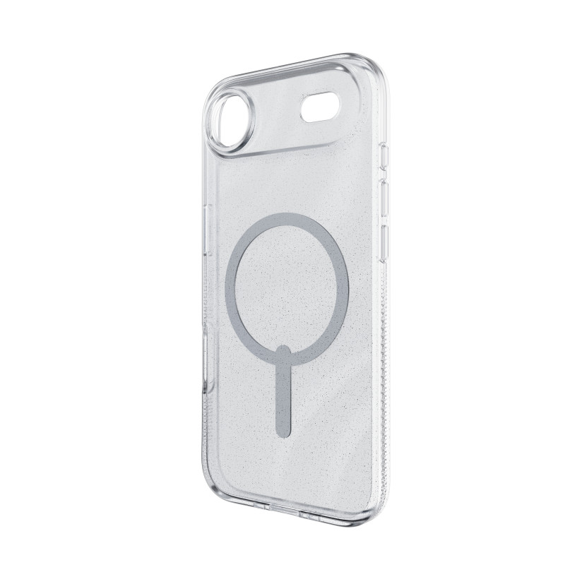 Capa ZAGG Milan Snap para Apple iPhone 13 Pro Max - transparente com redemoinho de glitter