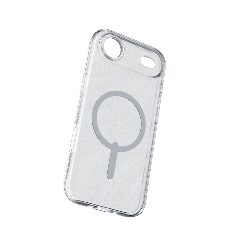Capa ZAGG Milan Snap para Apple iPhone 13 Pro Max - transparente com redemoinho de glitter