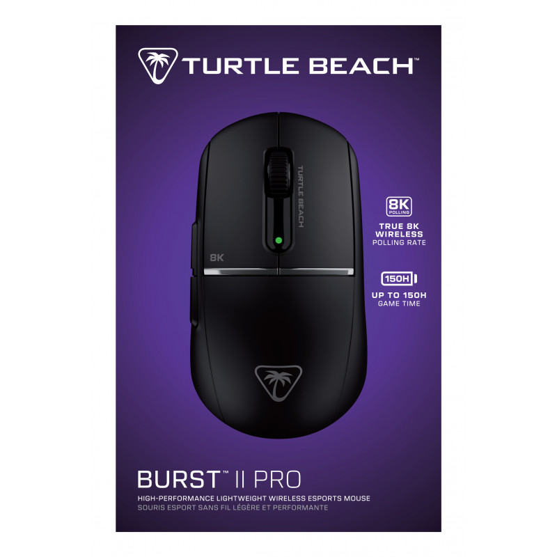 Turtle Beach Burst II Pro rato gaming sem fios, preto (TBM-2102-05)