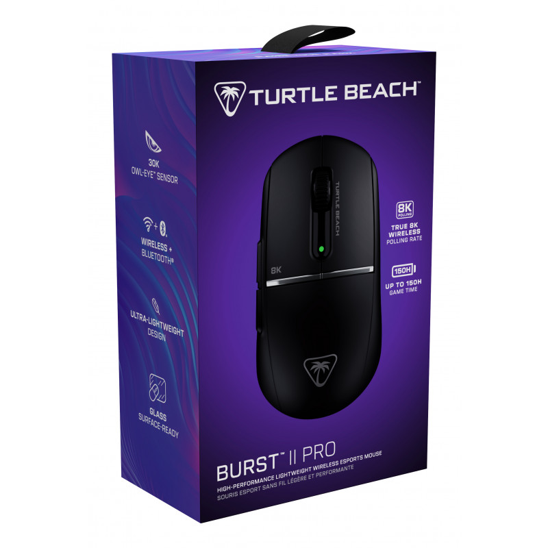 Turtle Beach Burst II Pro rato gaming sem fios, preto (TBM-2102-05)