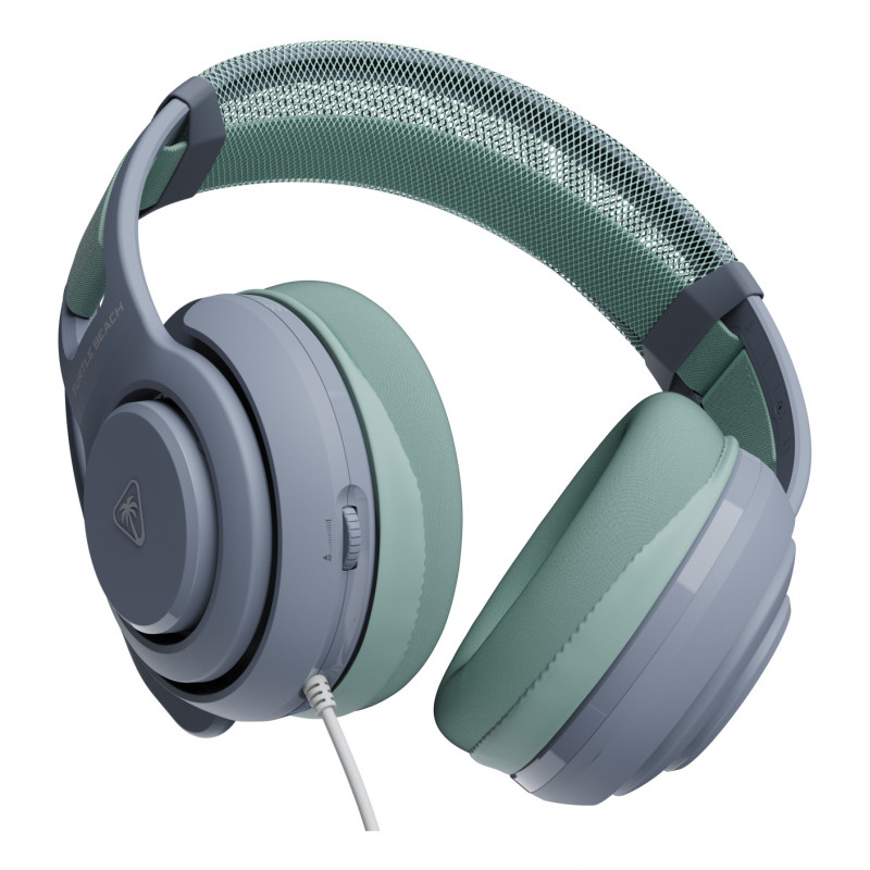 Auscultadores gaming com fios multiplataforma Turtle Beach Atlas 200 MultiPlatform, Seafoam Breeze (TBS-6001-25)