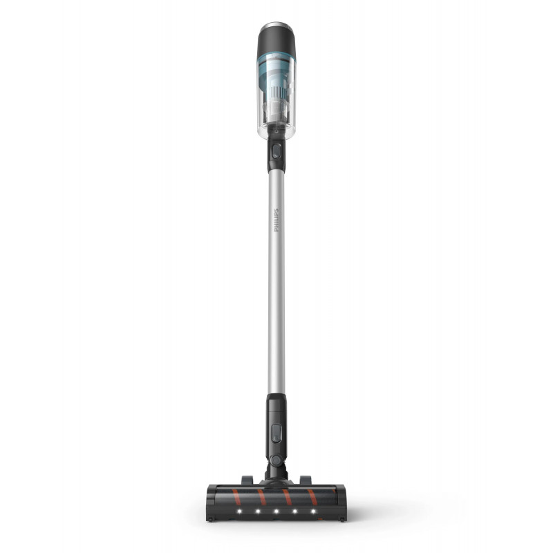 Philips Aqua 3000 Series XC3131/01 Aspirador Vertical a Bateria com Limpeza a Húmido e a Seco, 21,6 V, 50 min de Autonomia, Depósito de Pó de 0,3 l, Escova Aqua LED, Modo Portátil, Branco