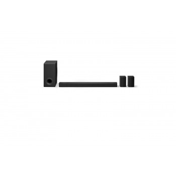 Barra de som LG DS80TR 5.1.2 canais Dolby Atmos com subwoofer sem fios e colunas traseiras sem fios, 480 W, preto