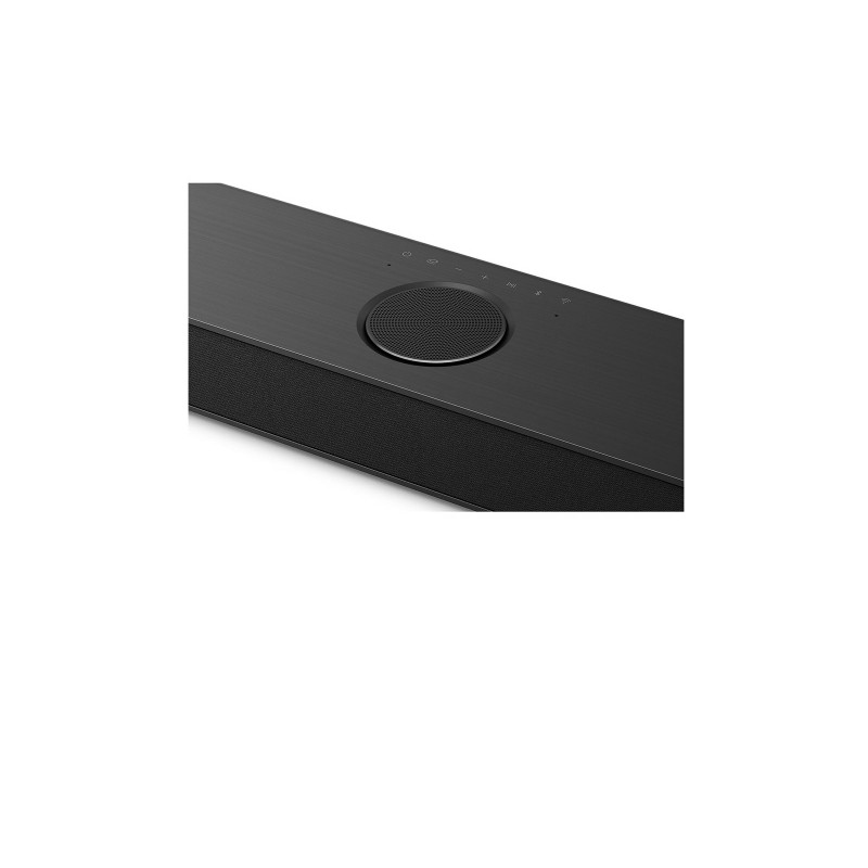 Barra de som LG DS80TR 5.1.2 canais Dolby Atmos com subwoofer sem fios e colunas traseiras sem fios, 480 W, preto