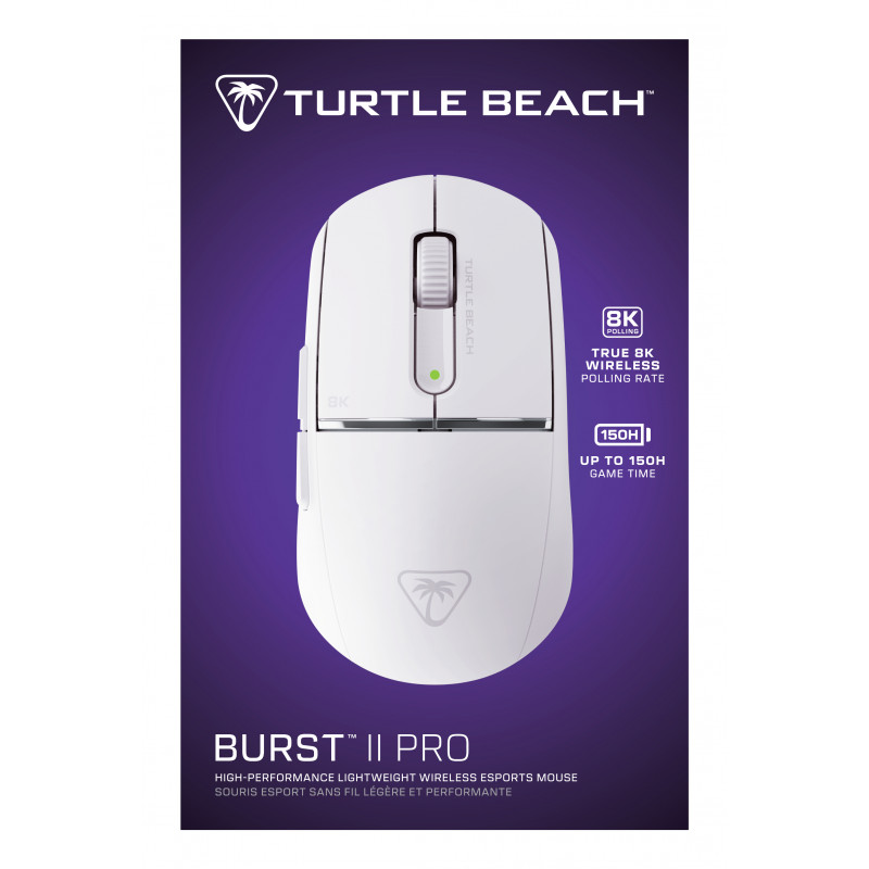 Rato sem fios Turtle Beach Burst II Pro, branco (TBM-2102-15)