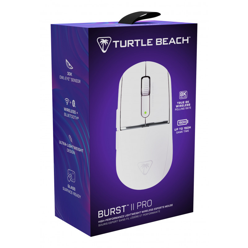 Rato sem fios Turtle Beach Burst II Pro, branco (TBM-2102-15)