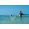 Waboba Mini Lacrosse Set – stick e bola de lacrosse aquático, azul