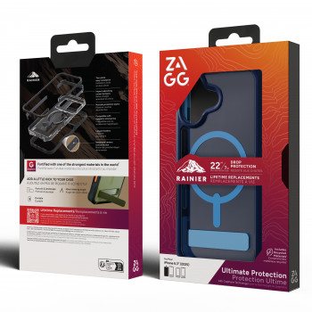 Capa ZAGG Rainier Snap para iPhone 17 - Cobalt Horizon