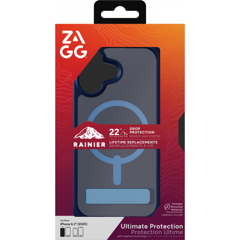 Capa ZAGG Rainier Snap para iPhone 17 - Cobalt Horizon