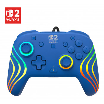 Turtle Beach Afterglow Wave comando com fios para Nintendo Switch 2, azul (TBC-8006-25)