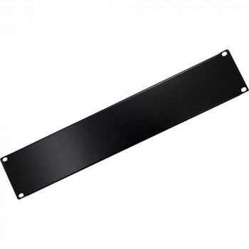Painel cego para rack Techly 302013 2U 19 polegadas, aço, preto