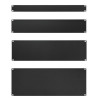 Painel cego para rack Techly 302013 2U 19 polegadas, aço, preto