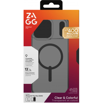 Capa ZAGG Santa Cruz Snap para iPhone 17 Pro Max - preto meia-noite
