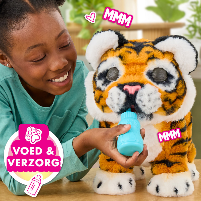 Just Play FurReal Gabby o tigre interativo que cresce e ruge peluche