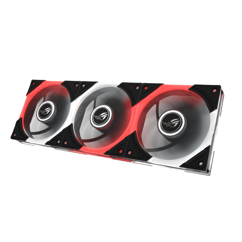 ASUS ROG Eurux GR120 Ventoinha de caixa ARGB 120mm kit 3-em-1 preto