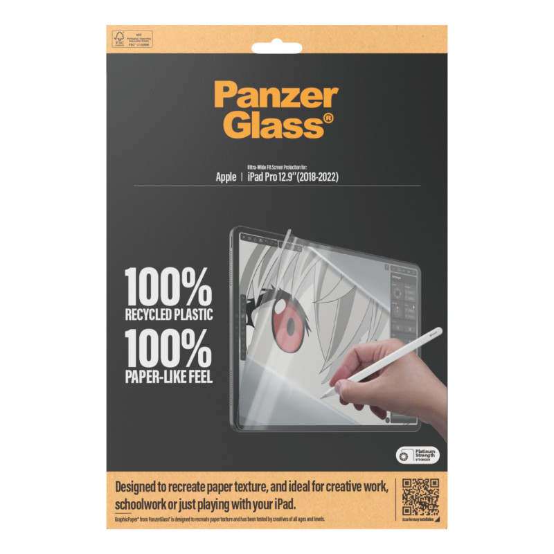 PanzerGlass GraphicPaper película de proteção de ecrã para iPad Pro 12,9
