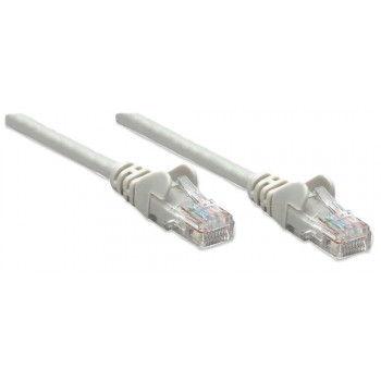 Cabo de rede Intellinet Cat6 U/UTP, 1,5 m, cinzento, snagless, cobre, 1 Gbit/s