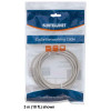 Intellinet cabo de rede Cat6 U/UTP, 1,5 m, cinzento