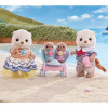 EPOCH Sylvanian Families Família de lontras-marinhas