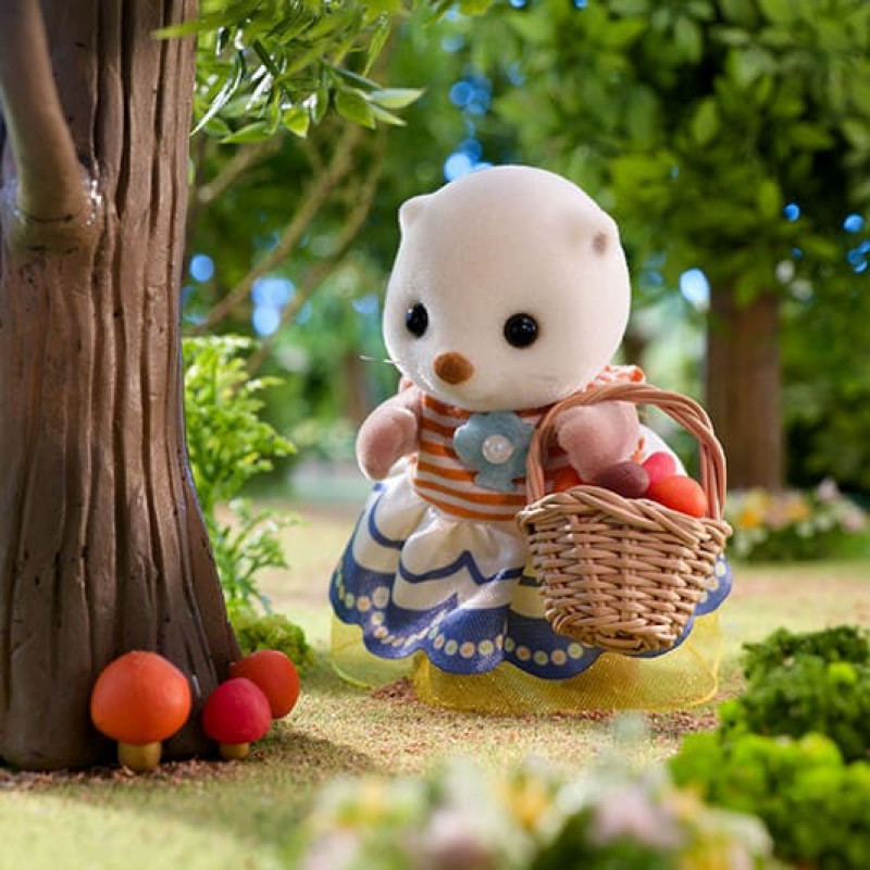 EPOCH Sylvanian Families Família de lontras-marinhas