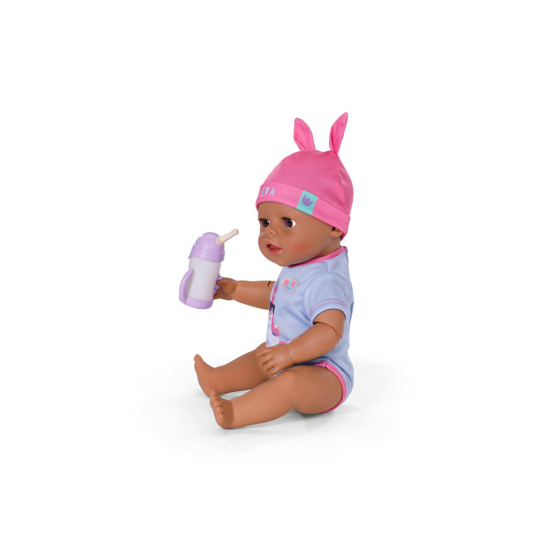 Boneca ZAPF CREATION BABY born Eva Click & Play 43cm com cabelo loiro e olhos azuis