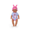 Boneca ZAPF CREATION BABY born Eva Click & Play 43cm com cabelo loiro e olhos azuis
