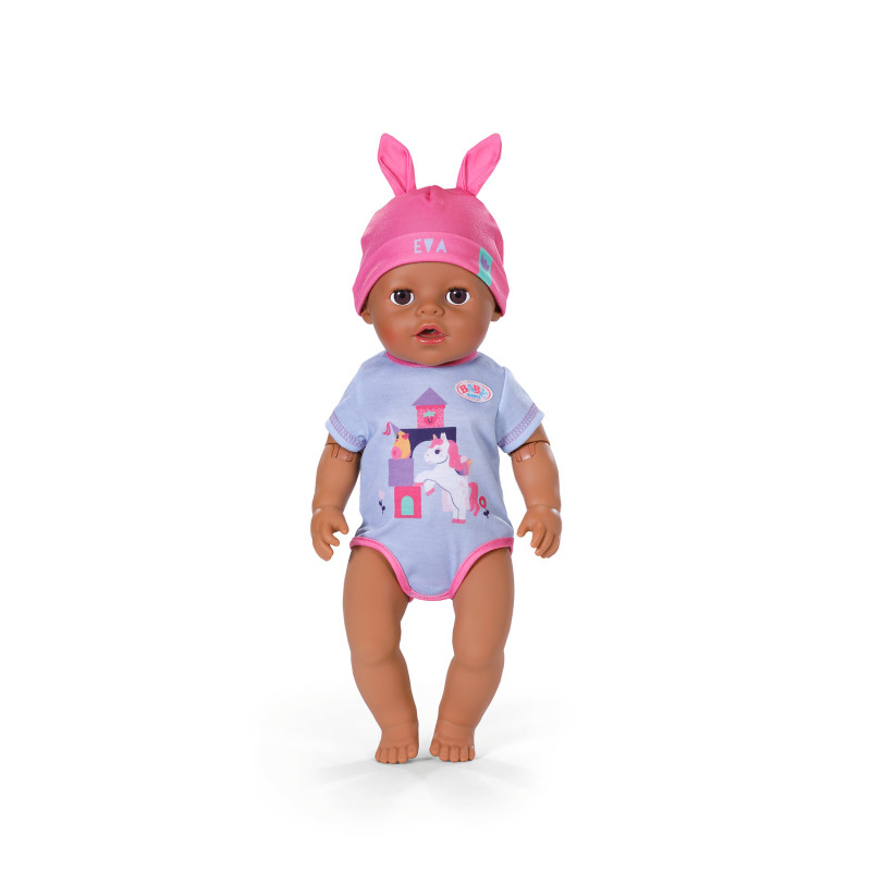 Boneca ZAPF CREATION BABY born Eva Click & Play 43cm com cabelo loiro e olhos azuis