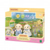 EPOCH Sylvanian Families - conjunto de brincar de flores e jardim com figuras