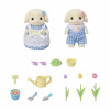 EPOCH Sylvanian Families - conjunto de brincar de flores e jardim com figuras
