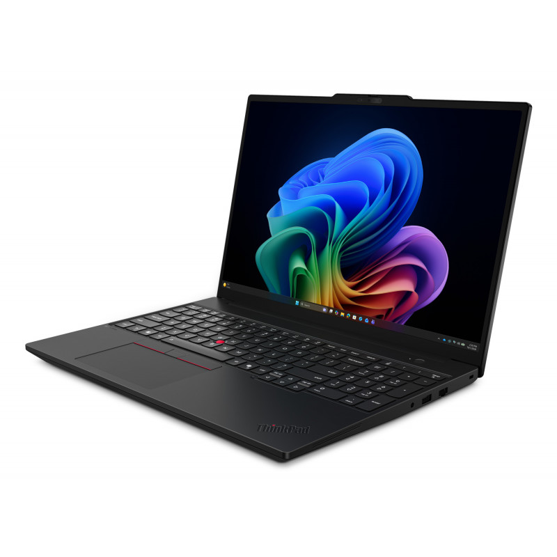 Portátil Lenovo ThinkPad T16 Gen 5 (Intel) Copilot+ PC 21WT000SPB, 16 polegadas WUXGA IPS, Intel Core Ultra 7 355, 32GB LPDDR5x, 512GB SSD, Windows 11 Pro, teclado inglês