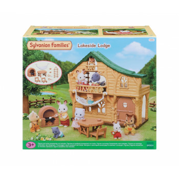 EPOCH Sylvanian Families Conjunto de Brincar Lakeside Lodge
