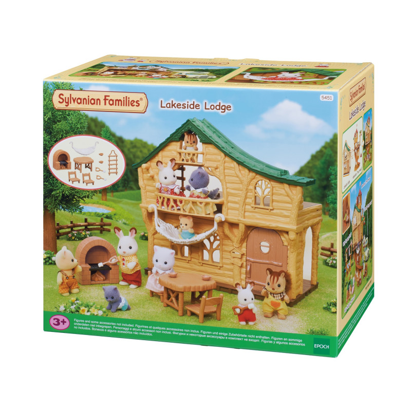 EPOCH Sylvanian Families Conjunto de Brincar Lakeside Lodge