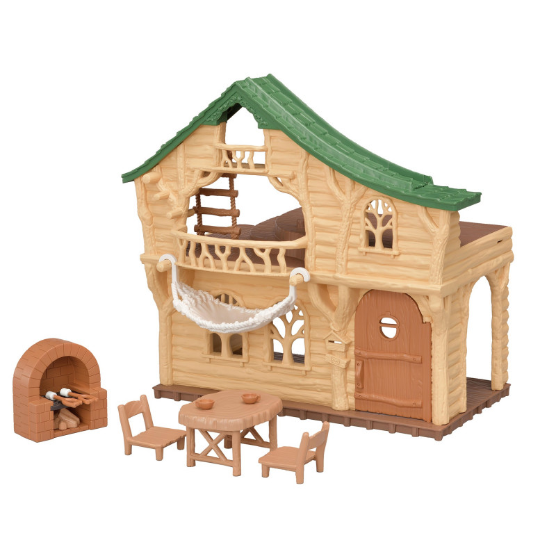 EPOCH Sylvanian Families Conjunto de Brincar Lakeside Lodge