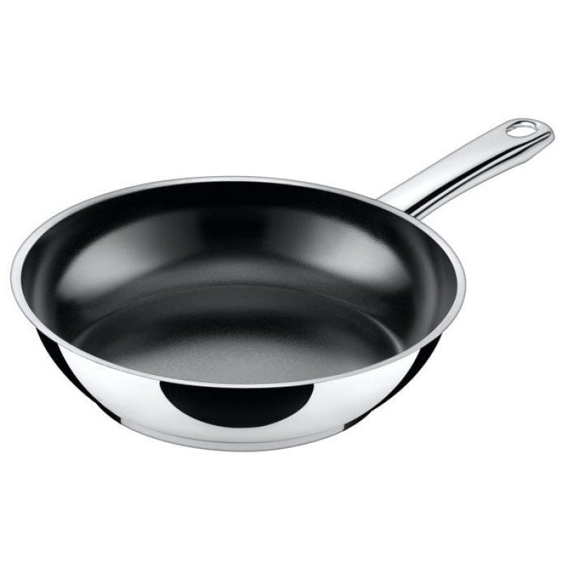 Conjunto de frigideiras SILIT Talis com espátula, 20 e 24 cm, aço inoxidável/preto