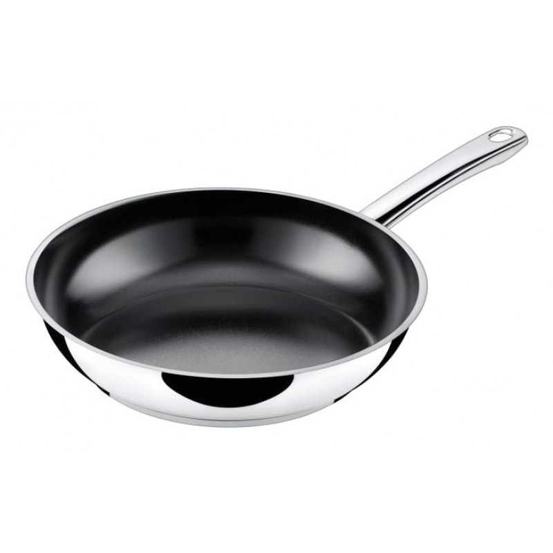Conjunto de frigideiras SILIT Talis com espátula, 20 e 24 cm, aço inoxidável/preto