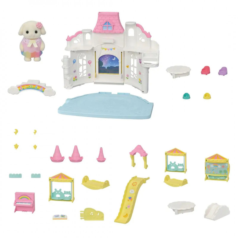 Conjunto de brincar Castelo do Sol Jardim de Infância Aventura Sylvanian Families