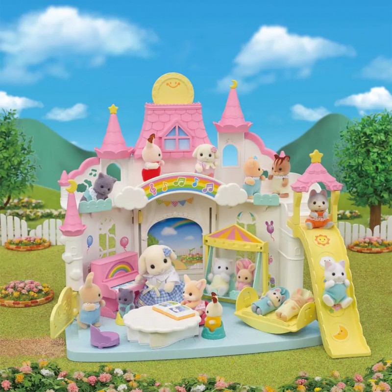 Conjunto de brincar Castelo do Sol Jardim de Infância Aventura Sylvanian Families
