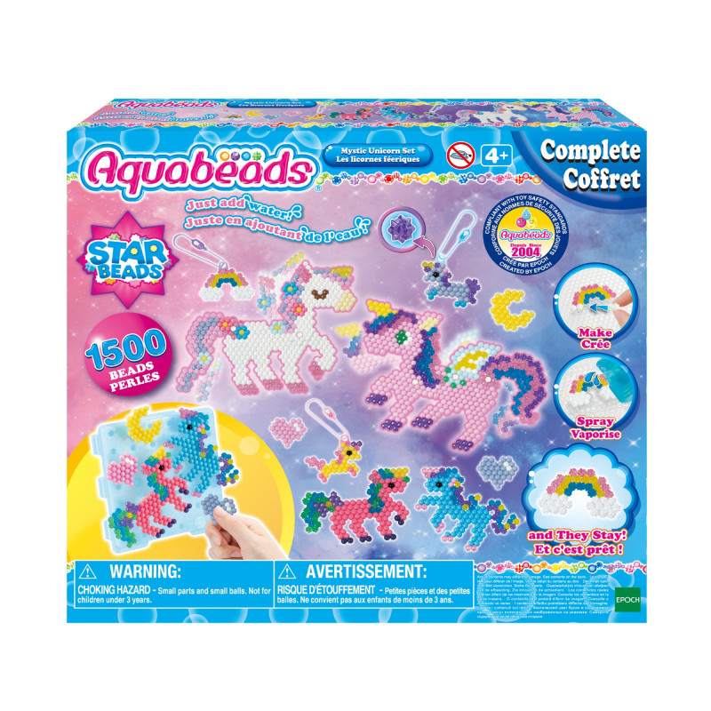 EPOCH Aquabeads Conjunto de trabalhos manuais Unicórnio Místico