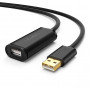 UGREEN US121 Cabo de extensão USB 2.0 ativo 5m preto