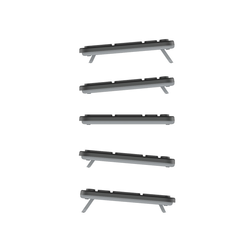 Teclado compacto com fios de tesoura Contour Design CDKBBALPN21500, layout nórdico, preto