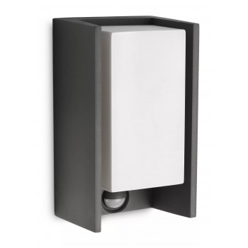 Aplique de parede Philips myGarden IR ES Bridge 42W com detetor de movimento antracite