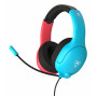 Turtle Beach Airlite Fit headset gaming com fios - azul néon e vermelho TBS-8002-25