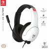 Headset Turtle Beach Airlite Fit NS preto e branco - headset gaming over-ear com fio e microfone flip-to-mute