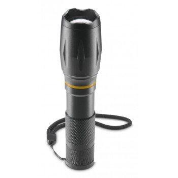 Lanterna LED Hama W200 2-em-1, 200 lm, foco zoom, 3 modos, preto