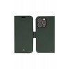 Capa flip dbramante1928 New York para Apple iPhone 14 Pro - Evergreen - couro integral sustentável