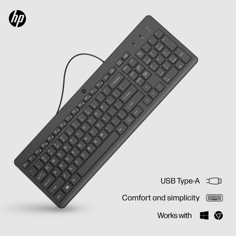 HP 150 Teclado com fios HE (664R5AA#ABT)