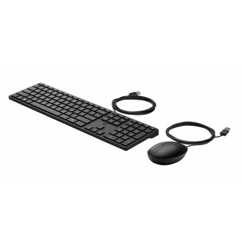 Conjunto de teclado e rato com fio HP Desktop 320MK, layout russo, preto 9SR36AA#ACB