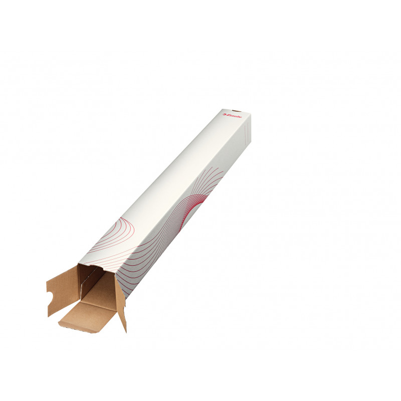 LEITZ Esselte tubos de envio quadrados dobráveis 75 x 75 x 750 mm, cartão canelado, empilháveis, para envio postal e arquivo, 10 unid. (20957)